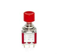 industrial switch Micro Switch Red ON- Small Toggle Switches 3Pin 6mm Mini Momentary Automatic Push Button Switch replacement parts