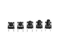 industrial switch Micro Switches 50pcs 6X6X5/4.3/5.5/6/7/8/9/10/13MM Tact Switch Push Button Switch 12V 4PIN DIP Micro Switch Momentary Tact Tactile Push Button