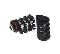 industrial switch microswitch 10PCS 1/4" 6.35 mm Stereo Audio Socket Jack Connector 6.5 mm PCB Solder Right Angle Tip Ring Sleeve TRS