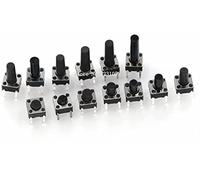 industrial switch Power Switch Button 100PCS 6 * 6 * 4.3mm 5mm 6 7 8 9 10 11 12 13 14 15 16 17 6X6 4Pin Tactile Tact Push Button Micro Switch Self-Reset DIP Switches (Color : 6x6x8)