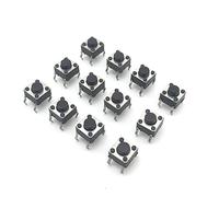industrial switch Power Switch Button 100PCS/Lot 6 * 6 * 4.3mm Tact Switch Push Button DIP 4 Pin Tactile Push Button LCD Screen Monitor 6X6X4.3MM Micro Switch