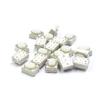 industrial switch Power Switch Button 20pcs 3.2 * 4.2 * 2.5 mm Within Posted/SMD 12V 50MA Push Button Switch Metal Tactile Micro Touch Tact Switch Interrupteur Tablette (Color : Within Posted, Size