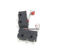 industrial switch Power Switch Button 5A 125 250V SPDT 1NO 1NC Momentary Roller Lever Micro Switches 3 Pins KW11-N KW12 Mouse Reset Button Tact Switch replacement parts