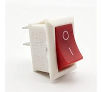 industrial switch Rocker Switch 1/5 Pcs Mini Rocker Switch KCD1,ON/Off,Electrical Equipment,2Pin,2 Position,15 * 21mm,6A 250VAC/10A 125VAC,Red,Black,White,NO LED (Color : White.red 2pin, Size : 1pcs