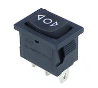 industrial switch Rocker Switch 5PCS KCD1 Mini Black 3 Pin / 6 pin On/Off/On Rocker Switch AC 6A/250V10A/125V (Color : 3 Pin Self Reset, Size : 10PCS)
