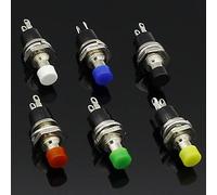 industrial switch Rocker Switch 6pcs 7mm Momentary Push Button Switch Press The Reset Switch Momentary On Off Push Button Micro Switch Normally Open NO replacement parts