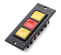industrial switch Rolling Door Up Down Stop 3 Buttons Black Housing Push Button Switch