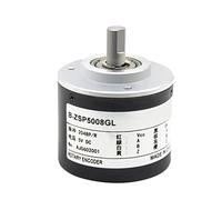 industrial switch Rotary Encoder 1pcs 50mm Incremental Rotary Encoder 8mm Shaft Photoelectric Switch AB 2 Phases 10-1024-3600 PPR 5-24VDC Sensors (Color : Sideoutput, Size : 1024ppr)