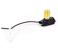 industrial switch Rotary Encoder Hot New 220V 1A, 3A Tone Table Lamp Full Range Dimmer Rotary Switch 2 Way Gold/Silver Color Wholesale replacement parts (Color : White, Size : 1A)