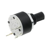 industrial switch Rotary Switch 1/2 Pole 3/4 / 5/6 / 8 Position SR16 16mm Rotary Band Switch 15mm Shaft DC60V 0.3A 15mm Shaft Flower Axis Round Switch Relay Control (Color : 1pcs, Size : 1 Pole 8)