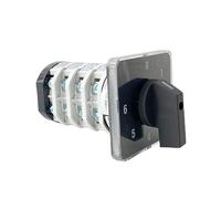industrial switch Rotary Switch YMZ12-32/4 Electrical Combination Changeover cam Switch 32A 4 Pole 0-6 Position Sliver Contacts high Voltage