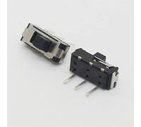 industrial switch Slide Switch 10pcs Single Row 3 Foot 2 Gear Toggle Switch Environmental Protection Handle 2 * 2 Plug-in Slide Switch Micro Switch Vertical replacement parts