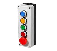 industrial switch Start Stop self Sealing Waterproof Button Switch Emergency Stop Industrial handhold Control Box with Arrow Symbol (Color : 5 up)