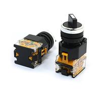 industrial switch Ui 380V Ith 10A DPST 1NO 1NC 2 Position Rotary Selector Switch 2 Pieces