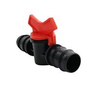 Industrial Switches 1 Plastic Plate 20mm PVC Hose Barb Two-Way Plastic Ball Valve Aquarium Garden Micro Irrigation Connector Switches