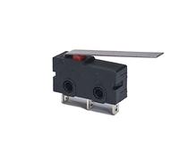 Industrial Switches 10 pcs/lot KW11 Curved Handle 250V 5A Metal Micro Switch Bouton Push Button(Long Handle)