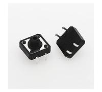 Industrial Switches 100Pcs 12x12x7.3 mm Tactile Switches Yellow Square Push Button Tact Switch 12 * 12 * 7.3 mm Micro Switch Switches(Nero,20PCS)