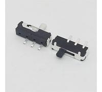 Industrial Switches 10pcs 3 Pin Mini Slide Switch On-Off 2Position Micro Toggle Miniature Horizontal White Limit