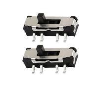 Industrial Switches 10pcs 8 Pin 8pins Mini Slide Switch 3Position Micro Toggle Limit Black