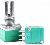 Industrial Switches 10pcs Potentiometer RK097N 5K 10K 20K 50K 100K 500K B5K with Switch Audio 3pin Shaft 15mm Amplifier Sealing Potentiometer Switches Electromechanical components (Size : 20K Ohm)