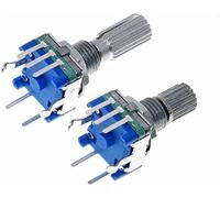Industrial Switches 1PCS Plum Handle 20mm Rotary Encoder Coding Switch / EC11 / Digital Potentiometer with Switch 5 Pin Switches Resistor elements