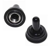 Industrial Switches 2PCS 6mm Miniature Toggle Switch Single Pole Double Throw Mini Waterproof Cap Smart Micro Electronic Gadgets 6A(Waterproof Cap)