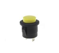 Industrial Switches 5 pcs/lot R13-507K 16mm Buckle Lockless 250V 3A Push Button Switch Metal Tactile Self-Reset Micro Interruptor(Giallo)