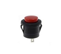 Industrial Switches 5 pcs/lot R13-507K 16mm Buckle Lockless 250V 3A Push Button Switch Metal Tactile Self-Reset Micro Interruptor(Rosso)
