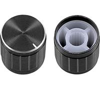 Industrial Switches 5pcs/lot 6mm Potentiometer knobs Caps Knurled Shaft Potentiometer Control Knob Diameter 13mmx17mm Aluminum Switch Knob Switches Resistor elements (Color : Gold)