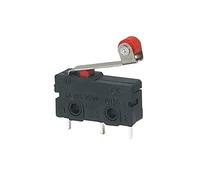 Industrial Switches 5Pcs Mini Micro Limit Switch NO NC 3 Pins PCB Terminals SPDT 5A 125V 250V 29mm Roller Arc Lever Snap Action Push Microswitches(Pcb Pin Roller Lever)