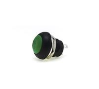 Industrial Switches 7pcs/lot 12mm Push Button Switch Metal Tactile Self-Reset Non-Locking Micro Interruptor Waterproof Round Copper(Vert)