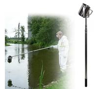 Industrial Telescopic Water Sampler - Stainless Steel Sampling Ladle With Pendulum Beaker For Efficient Liquid Collection And Analysis Silver/1000ml 4-16.4ft/1.23-5m