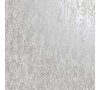 Industrial Textured Metallic Wallpaper Grey Silver Stone Concrete