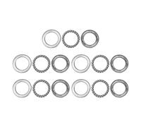 Industrial Thrust Ball Bearings 5Pcs Heavy Duty Steel Plane Axial Load Bearings High Precision for Crane Hooks Vertical Pumps Jacks Low Speed Gearboxes (51112)