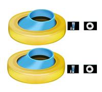 Industrial Toilet Offset Flange Seal Easy Install Toilet Shifts Flange Gasket Suitable for Secure Fits & Odor Prevention Repair Accessory