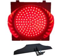 Industrial Traffic Light LED Wall Lamp - Red Green Stop Lighting, Retro Waterproof PC Housing for Cafe, Bar, Club, Shop, Warning Decoration(Red,12V)