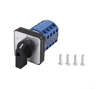 Industrial Transfer Switch 660V 20A Rotary Cam Design 4 Pole 16 Terminals for Marine and Ship Systems