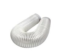 Industrial Transparent PVC Dust Suction Tube Vacuum Fume Hose Air Pipe with Inner Diameter 32-100mm X 1-5 Meter for Use(2 Meter,ID 100mm)