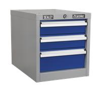 Industrial Triple Drawer Unit for API Series Workbenches