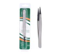 Industrial Tweezers,2Pcs Precision Tweezers Set Anti Static High Hardness Pointed Tip Precise Carbon Fiber Plastictweezers for Laboratory Work Jewelry Making
