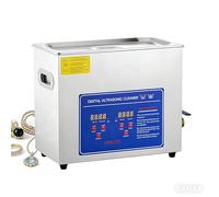 Industrial Ultrasonic Cleaner with Digital Timer & Heater, 40kHz Professional Cleaning Machine for Jewelry, Watches, Rings, Coins, Eyeglasses & Small Precision Parts