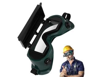 Industrial Umbrellas, Size 20 x 8.5 cm, Green Polycarbonate Shield, Professional Flux Accessories for Metal Working, Robust Workshop Accessories, Anti-Glare, Gas Burner, Privacy Screen