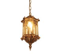 Industrial V-intage E- Metal Ceiling Pendant Light Fixture Retro Outdoor Decoration Lantern Chandelier Villa Restaurant Cafe Hanging Lamp Hanging Lighting,Hanging Light