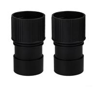 Industrial Vacuum Cleaner Hose Adapter 40mm To 48mm Connector ABS Conversion Fitting For Workshop Dust Collection System