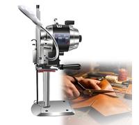 Industrial Vertical Straight Knife Fabric Cutter, High-Power Precision Cutting for Multilayer Materials, 1100W/1200W 80-340mm Range, 220V Operation