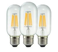 Industrial Vintage 3 Way Pendant Light Cluster w/Rippled Glass Cylinder Lampshade Brass E27 Ceiling Hanging Lamp 3-Lights Chandelier for Dining Room (Original Bulb A)