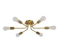Industrial vintage farmhouse Semi Flush Mount Ceiling Light Fixture 6*E27 Close to Ceiling Lights Spider shape personality Ceiling Lamp Easy to install Sputnik Chandelier