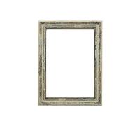 Industrial Vintage looking Shabby Chic/Camouflage Picture/Photo/Poster frame - Moulding measures 32mm wide and 18mm deep - Spoon Green Distressed 7" x 5" Size