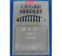 INDUSTRIAL WALKING FOOT MACHINE NEEDLES, 10 NEEDLES SIZE 110/18 ORGAN NO 135X17