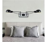 Industrial Wall Light Double Head Lamp with Switch Folding Room Bedroom Living Reading Working,Chandelier
